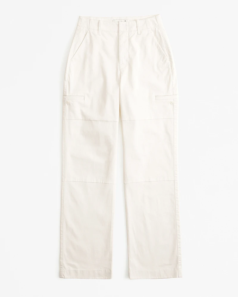 Cotton Relaxed Utility Pant