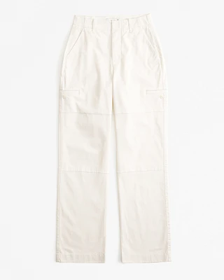 Cotton Relaxed Utility Pant