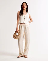 Straight Pull-On Pant