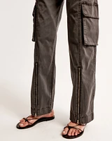 Pull-On Wide Leg Cargo Pant