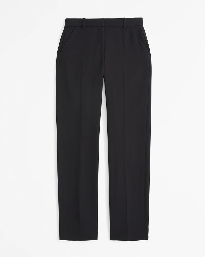 Low Rise Tailored Straight Pant