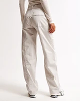 Mid Rise Barrel Utility Pant