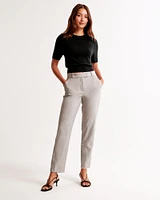 Mid Rise Tailored Ankle Pant