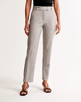 Mid Rise Tailored Ankle Pant