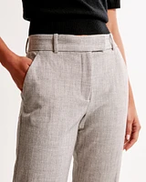 Mid Rise Tailored Ankle Pant