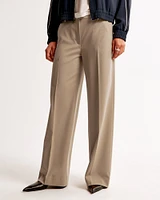 Low Rise Tailored Wide Leg Pant