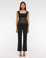 Low Rise Cropped Boot Pant