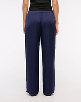 Satin Pull-On Pant