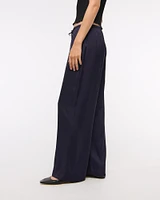 Satin Pull-On Pant