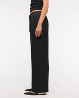 Satin Pull-On Pant