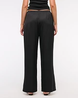 Satin Pull-On Pant