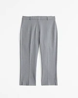 Mid Rise Tailored Capri Pant