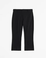 Mid Rise Tailored Capri Pant