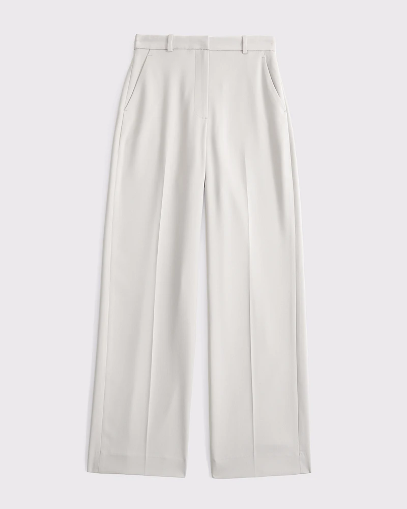 A&F Sloane High Rise Tailored Wide Leg Pant