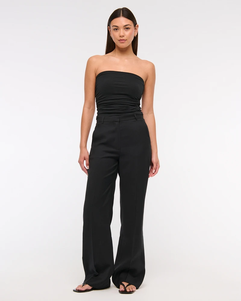 Drapey Tailored Wide Leg Pant