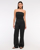 A&F Sloane High Rise Drapey Wide Leg Pant