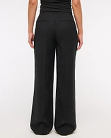 A&F Sloane High Rise Drapey Wide Leg Pant