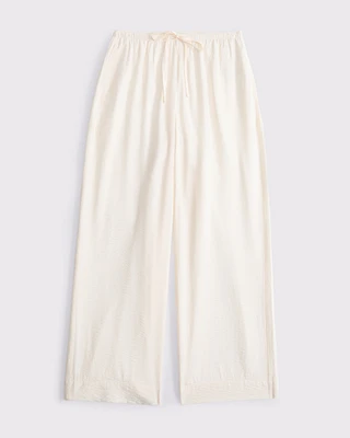 Textured Pull-On Pant