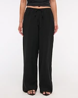 Textured Pull-On Pant