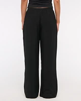 Textured Pull-On Pant