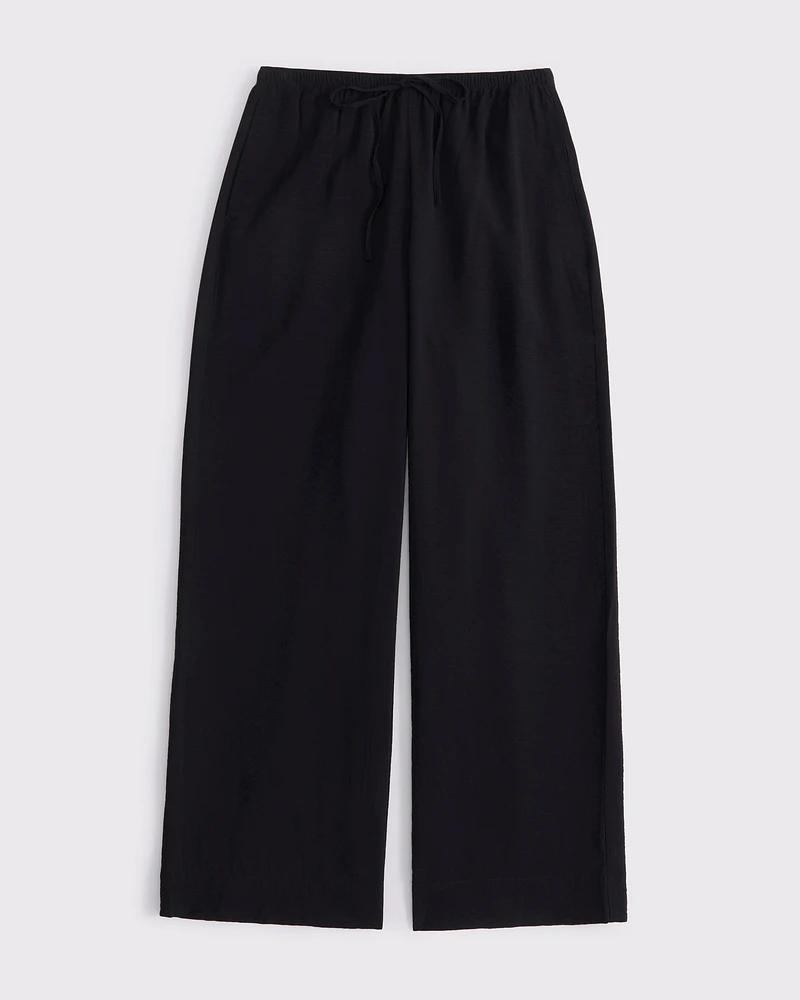 Textured Pull-On Pant