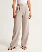 A&F Sloane Tailored Cuffed Pant