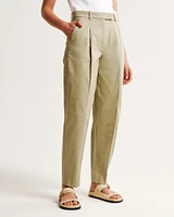 Cotton Taper Ankle Pant