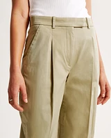 Cotton Taper Ankle Pant