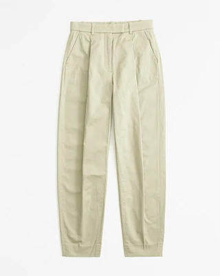 Cotton Taper Ankle Pant