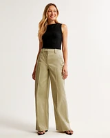 Cotton Ultra Wide-Leg Pant