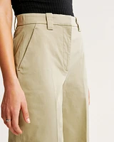 Cotton Ultra Wide-Leg Pant