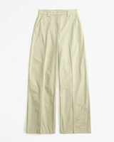 Cotton Ultra Wide-Leg Pant