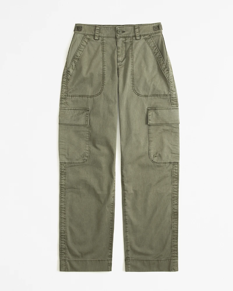 Mid Rise Baggy Utility Pant