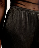 Satin Crinkle Pull-On Pant