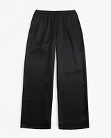 Satin Crinkle Pull-On Pant