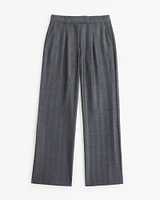 Low Rise Tailored Wide Leg Pant