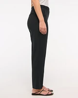 Curve Love High Rise Belted Ankle Straight Pant