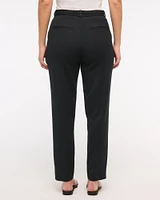 Curve Love High Rise Belted Ankle Straight Pant