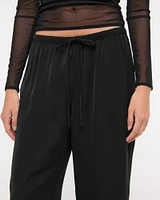 Drapey Wide Leg Pull-On Pant