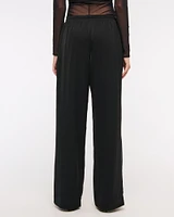 Drapey Wide Leg Pull-On Pant