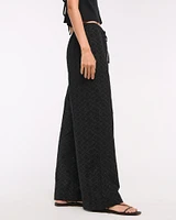 Eyelet Pull-On Pant