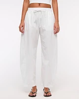 Poplin Barrel Pull-On Pant