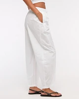 Poplin Barrel Pull-On Pant