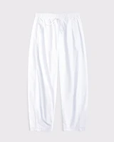 Poplin Barrel Pull-On Pant