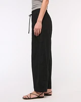 Poplin Barrel Pull-On Pant