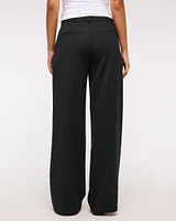 A&F Sloane Low Rise Tailored Wide Leg Pant