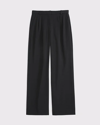 A&F Sloane Low Rise Tailored Wide Leg Pant