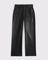 Vegan Suede 90s Relaxed Pant