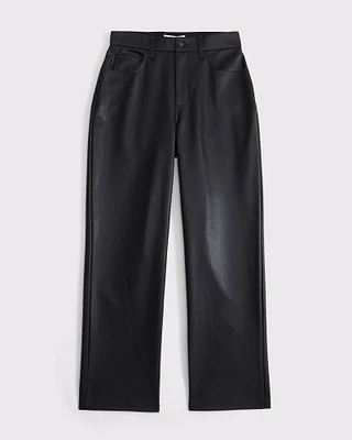 Curve Love Vegan Suede 90s Relaxed Pant