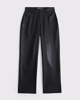 Curve Love Vegan Suede 90s Relaxed Pant